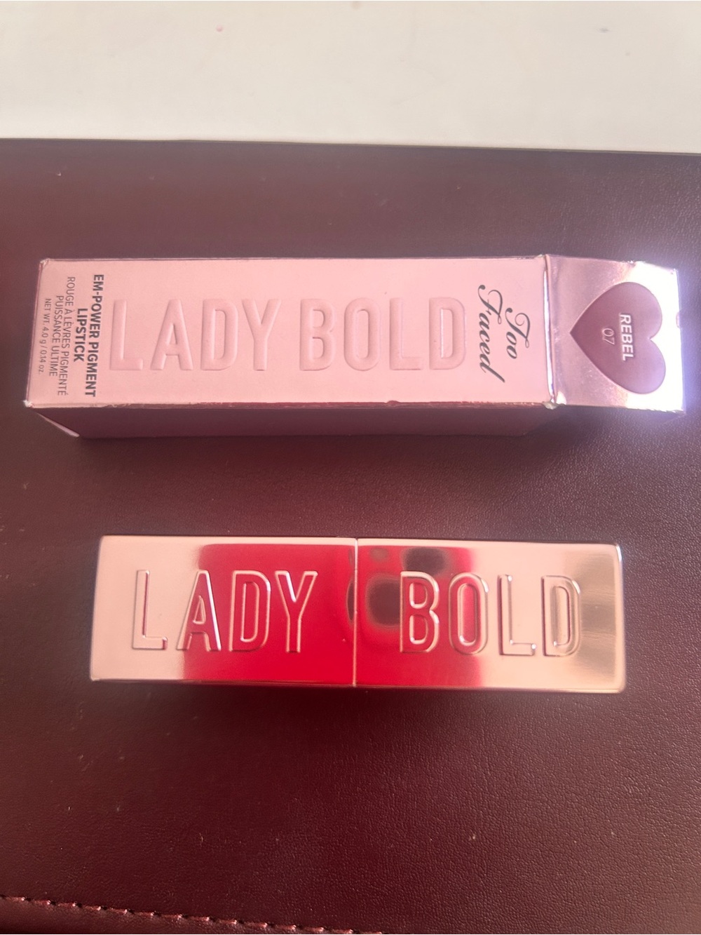 Too Faced Lady Bold Rebel Creamy Lipstick
